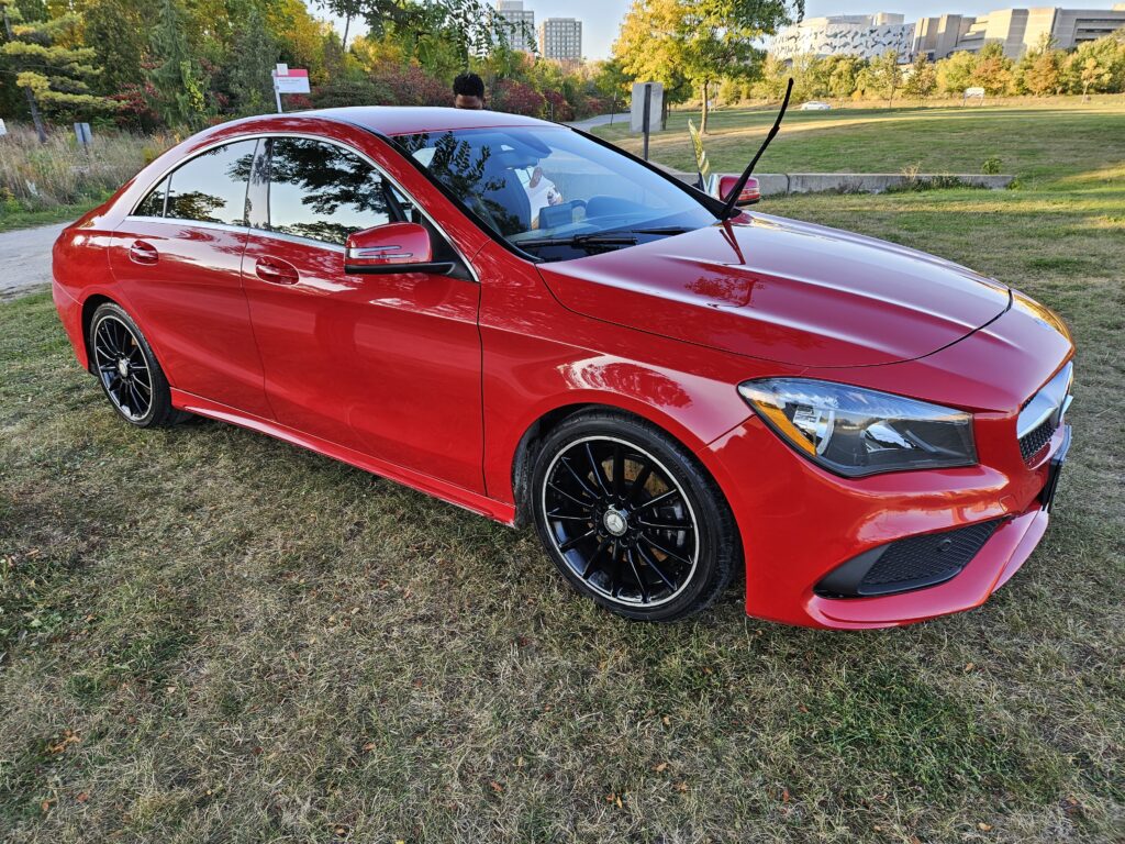 Ceramic Coating North York - Red Mercedes-Benz High Gloss Paint Protection